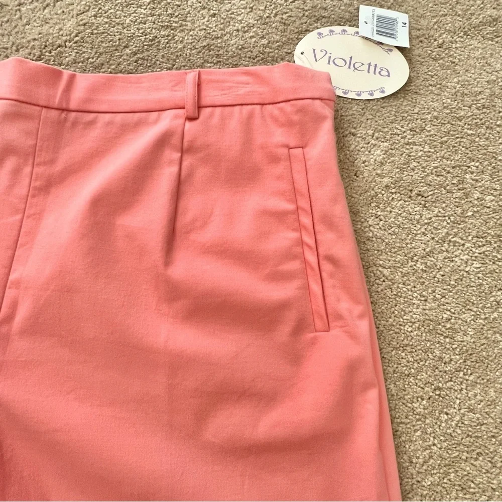Violetta (boutique) Peachy Coral Shorts - Picture 2 of 8